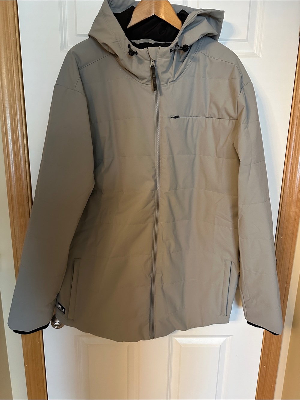 BYLT Basics Drop-Cut Puffer Jacket.